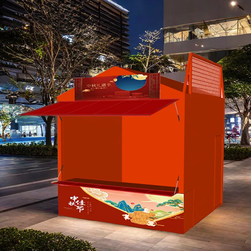 

Event booth scaffolding Outdoor Internet celebrity stall promotions Commercial Street Market Night Market Iron Art Display Stand