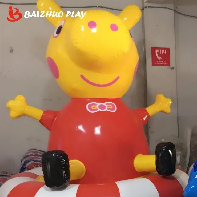 Inflatable Pig Trampoline  For Amusement Park Naughty Castle Indoor Playground Electric equipment