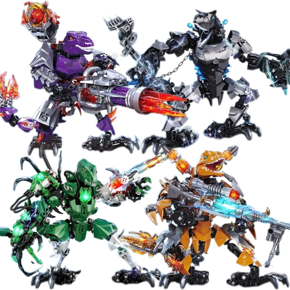 DIY MOC Biochemical Series Mech Dinosaur Building Blocks Tyrannosaurus Rex Assembled Toys Mechanical for Children Gift DIY MOC Biochemical Series Mech Dinosaur Building Blocks Tyrannosaurus Rex Assembled Toys Mechanical for Children Gift