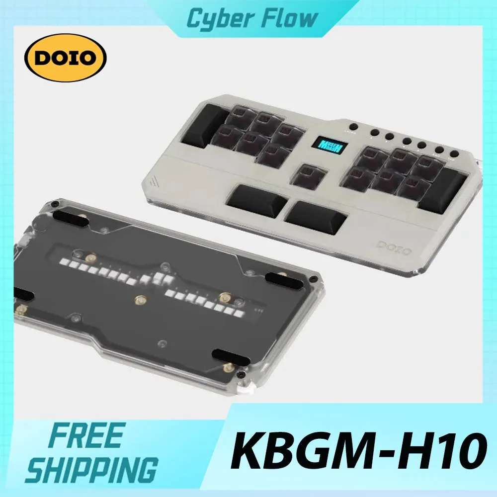 Doio Hitbox Kbgm-H10 Game Keypad OSU/DJMAX/Muse Dash/EZ2ON Aluminium Alloy Keypad HotSwap Custom Keypad For Computer Gamer Gifts