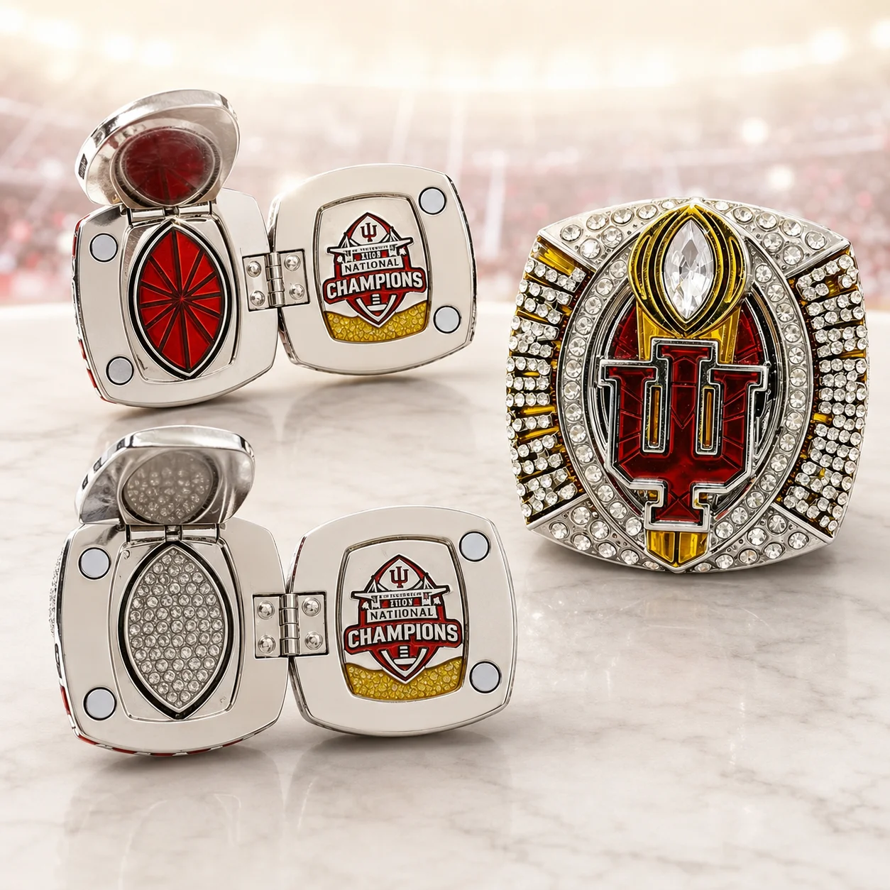 

New 2026 ring Commemorative Ring Stainless Steel ring for boyfriend gift Champion accessories for University Rugby fans gift