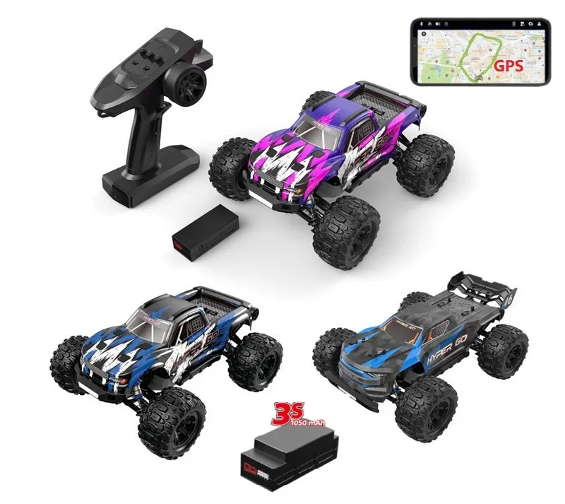 3S version MJX Hyper Go H16H H16E High Speed Electric Radio Control Off-road Truck /Truggy With GPS Positioning Bluetooth +APP