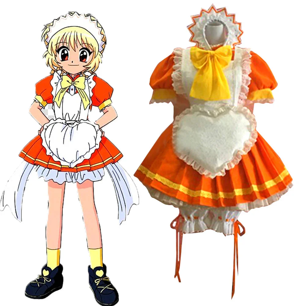 

Custom Made Tokyo Mew Mew Pudding Fong Maid Cosplay Costume Girls Lolita Fancy Party Costume Women Waitress Maid Suit
