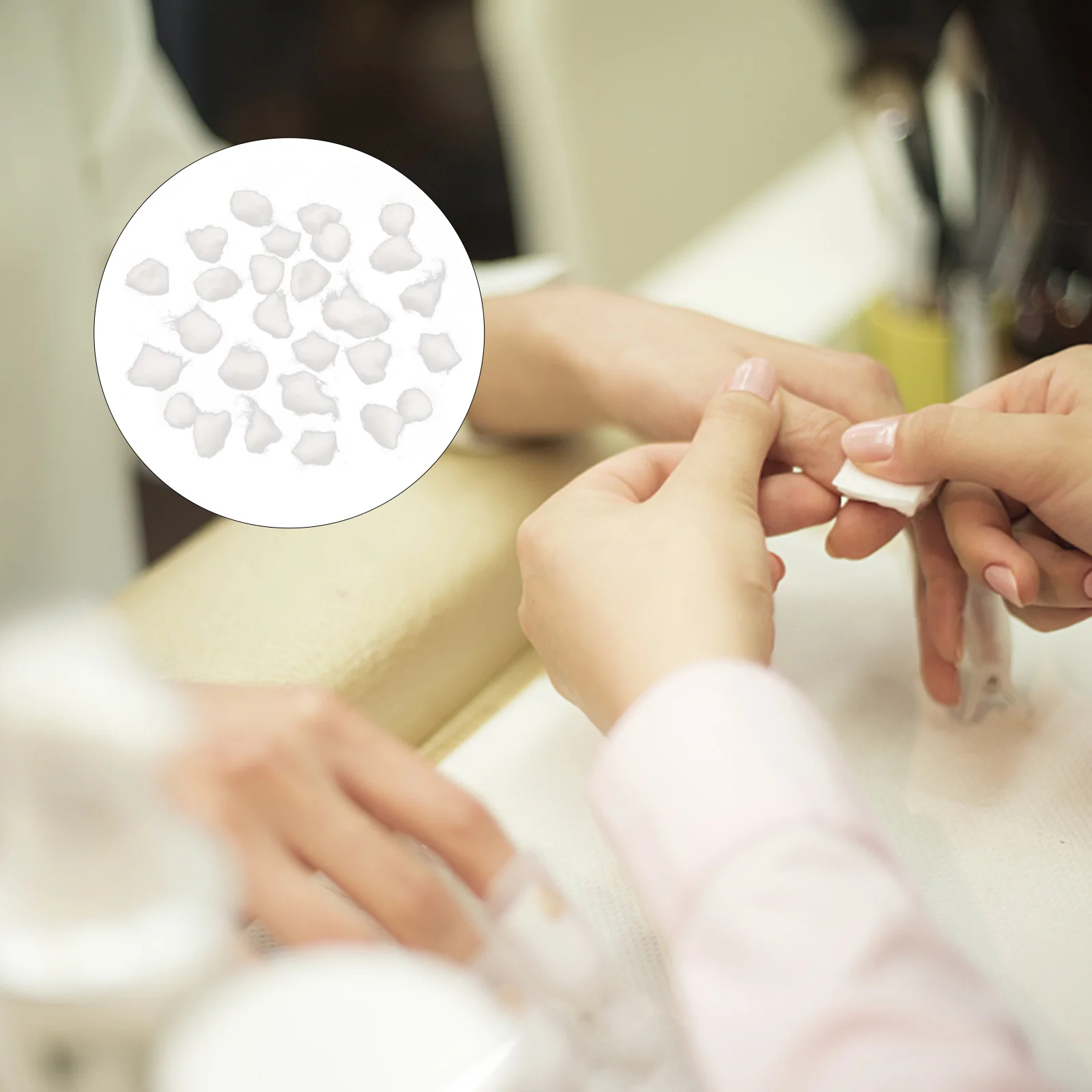 300 قطعة من كرات الأظافر الممتازة لإزالة الجل من القطن الماص لمزيل طلاء الأظافر بدون بقايا #1