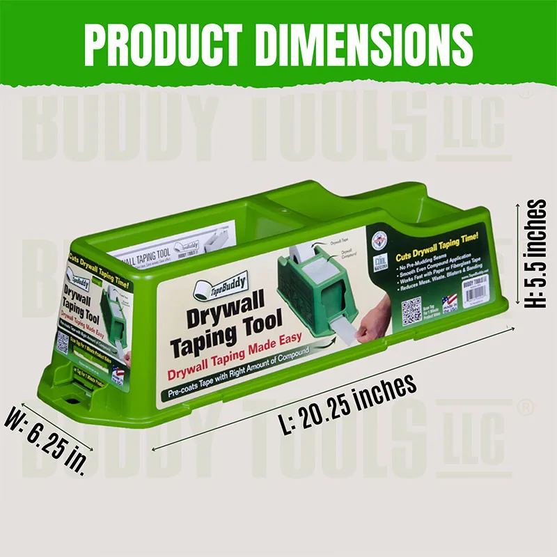 Imagem -02 - Drywall Taping Tool com Compound Mess Gypsum Joint Tool Wall Repair Tape para Taping Pre Coats One Step