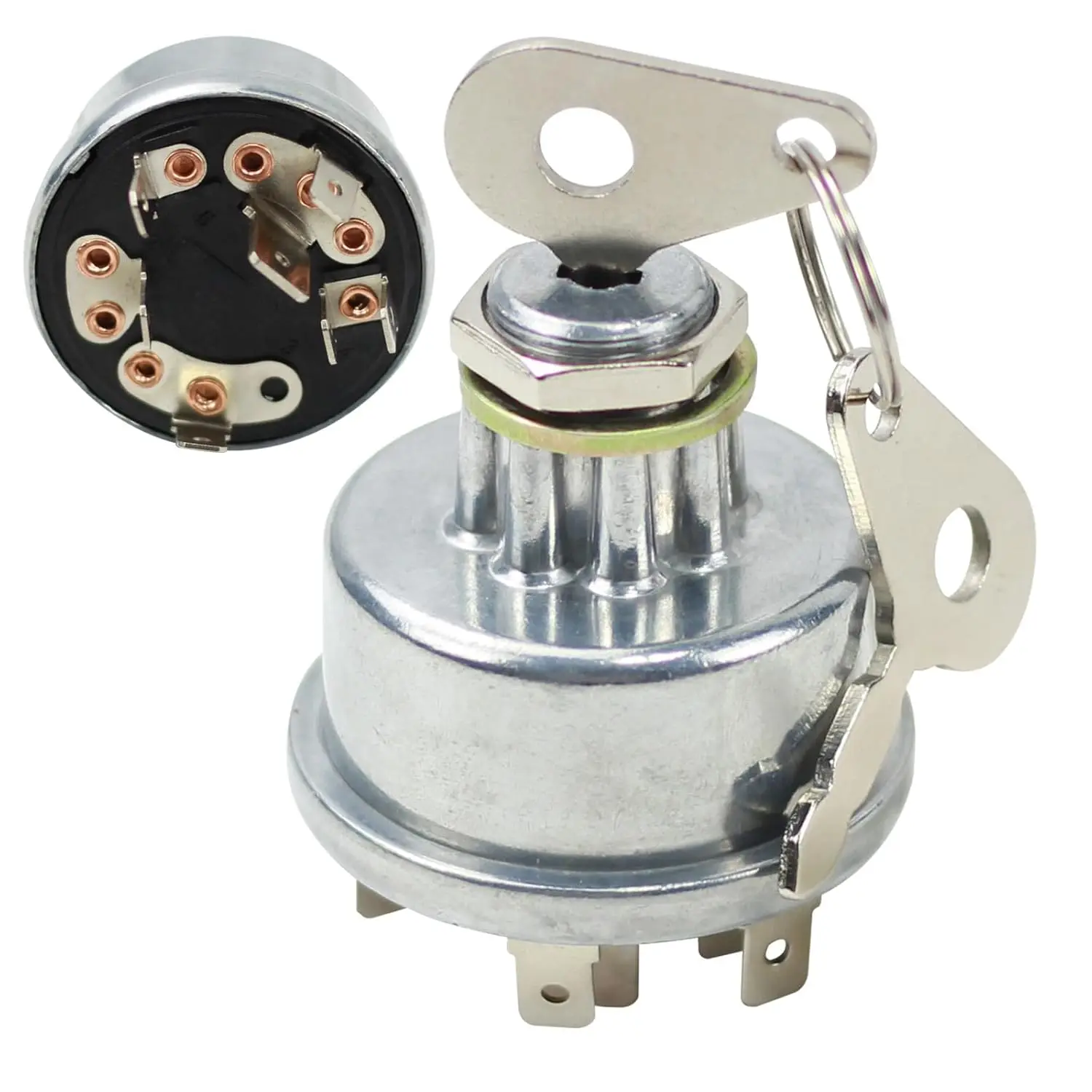 مفتاح إشعال التبديل E7NN11N501AB 65572 متوافق مع فورد 2000 3000 4000 5000 2600 3600 4600 6600 6700 7600 جرار