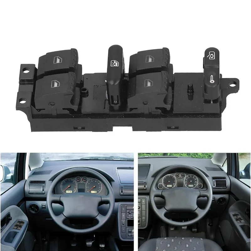 7M3959857D Car Power Window Switch 7M3959857B Window Lifter Switch For SEAT ALHAMBRA 1996-2010 VW SHARAN 1995-2010