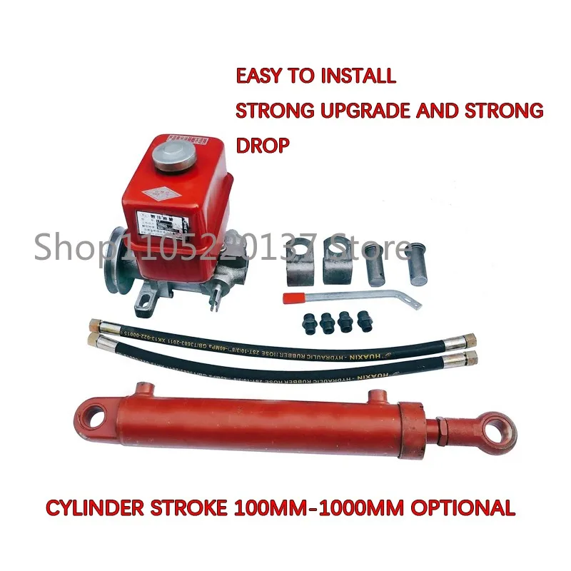Two-Way Cylinder Oil Pump for Firewood Machine Press Equipment Modified Hydraulic Pump with 250MM Stroke Durable Wood Processing