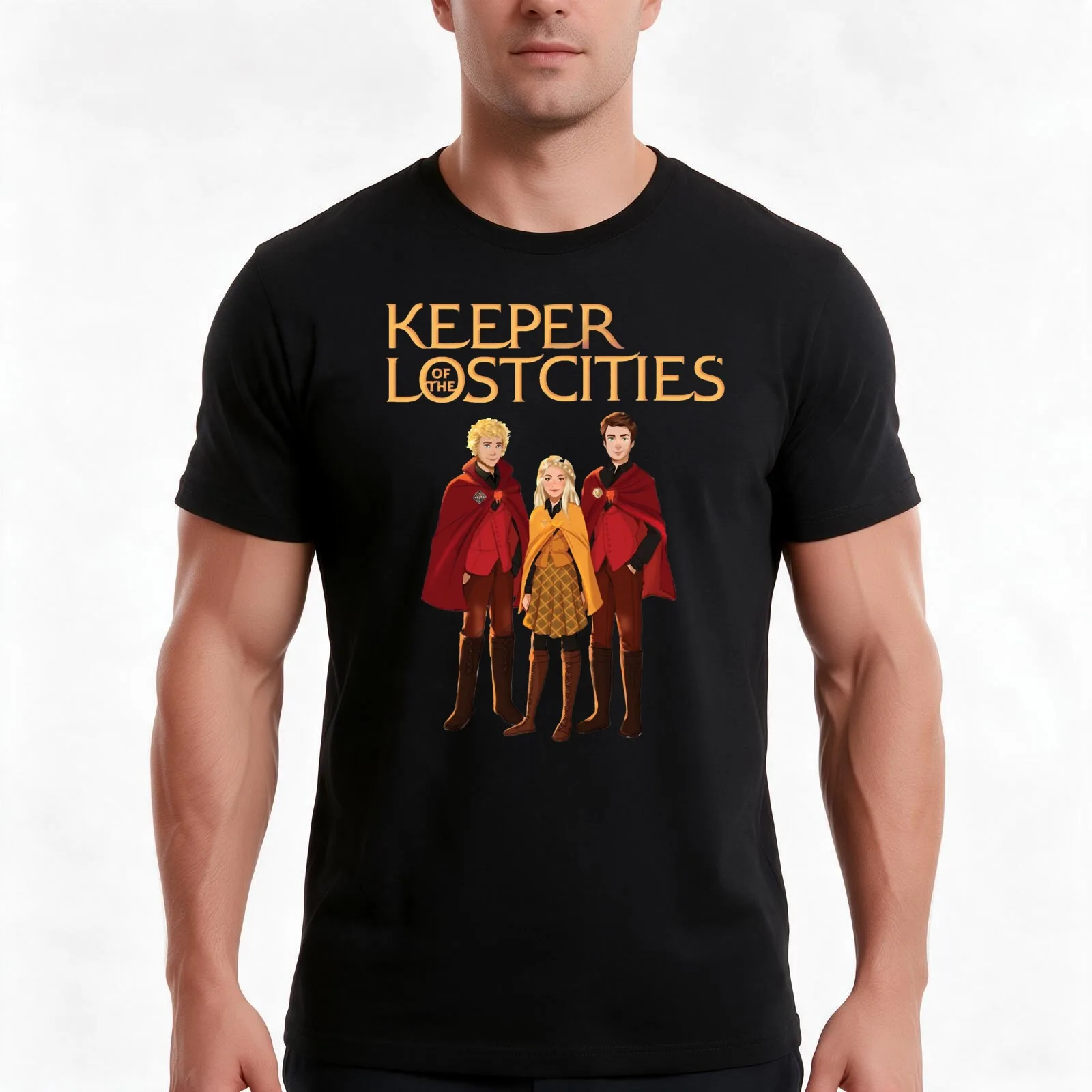 Keeper Of The Lost Cities Character a Keeper Of The Lost Cities Character T-Shirt, Summer Casual Cotton Tee, Unisex Men Women