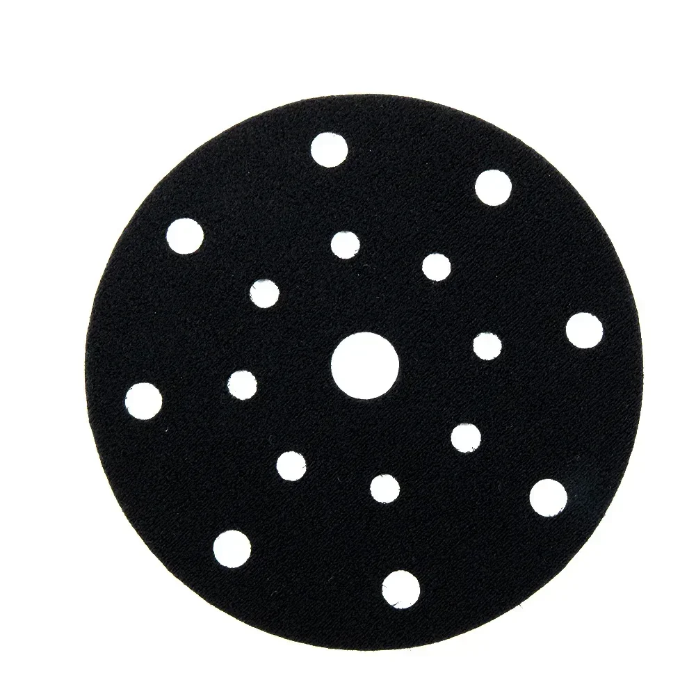 6 Inch 17 Holes Interface Pad Protection Disc 150mm For Grinder Hook And Loop Sanding Discs Thin Sponge Sanding Pad