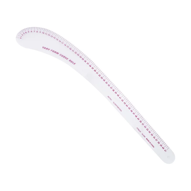 12-260 Vary Form Curve Ruler 61cm Inbuilt Scale Big Knife Armhole Ruler Multifunctional Garment Pattern Drafting Tailor Sewing