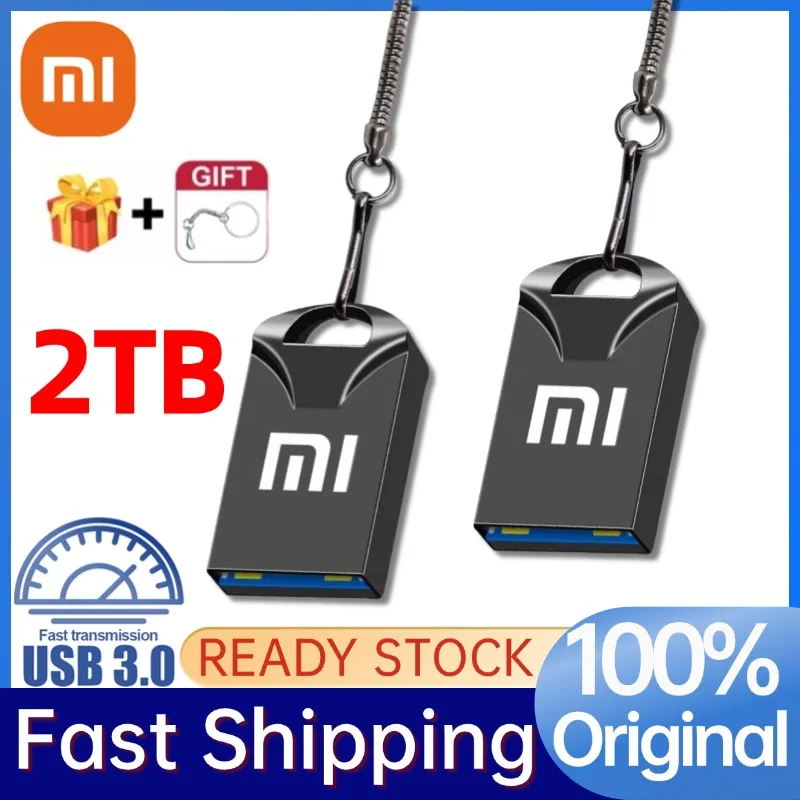 Xiaomi Type C Pen Drive OTG 2TB USB 3.0 Flash Drive For Phone Android 1TB 128GB 256GB 512GB Pendrive $2.05