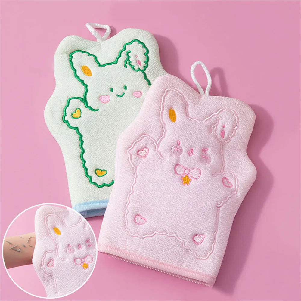 

Bathroom Supplies Shower Towels Bathing Cleaning Products Mud Rubbing Cartoon Shower Glove Soft Skin Friendly Thickened Gloves