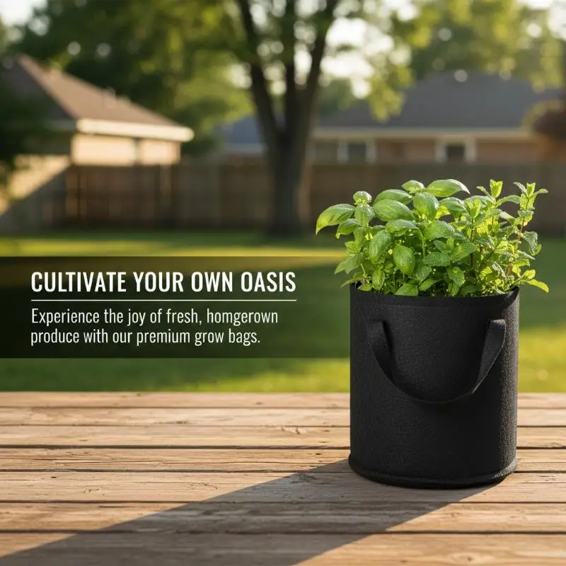 Upside Down Tomato Planter For Vertical Gardening Hanging Felt Grow Bag 2 In 1 Strawberry Herb Indoor Outdoor UseHot Sale