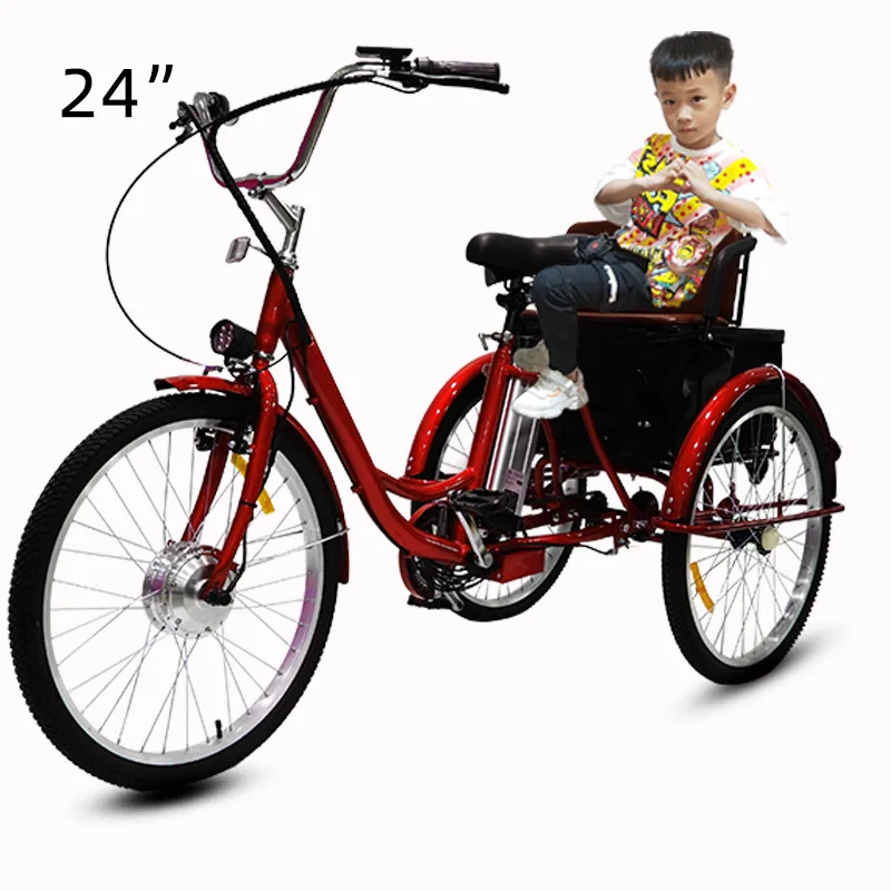 

Adult Powered Tricycles Baby Three-wheeled Bicycle Carry Children's Electric Tricycles