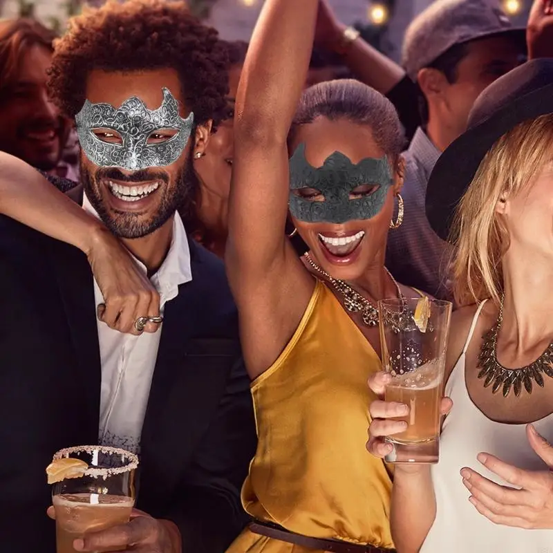 Máscara cosplay Halloween Y88A Máscara máscara máscara face retro meia face para festa