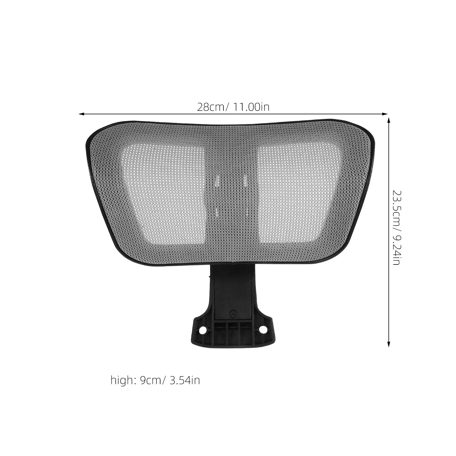 Computer Chair Headrest Ergonomic Attachment Neck Support Adjustable Height Plastic Simple Installation Office Furniture