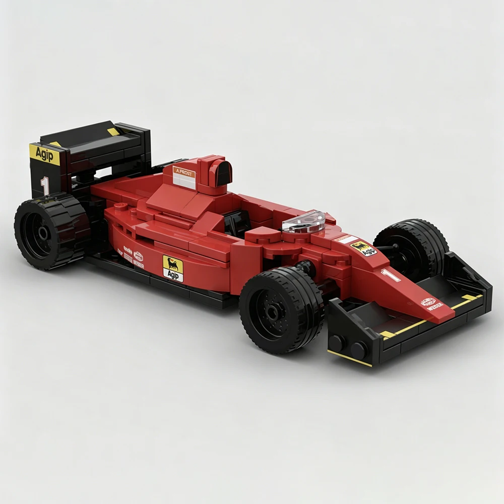 

New MOC Speed ​​Series 1990 Championship Racing Car 641 Model Building Blocks DIY Modular Car Assembly Children's Toy Boy Gift