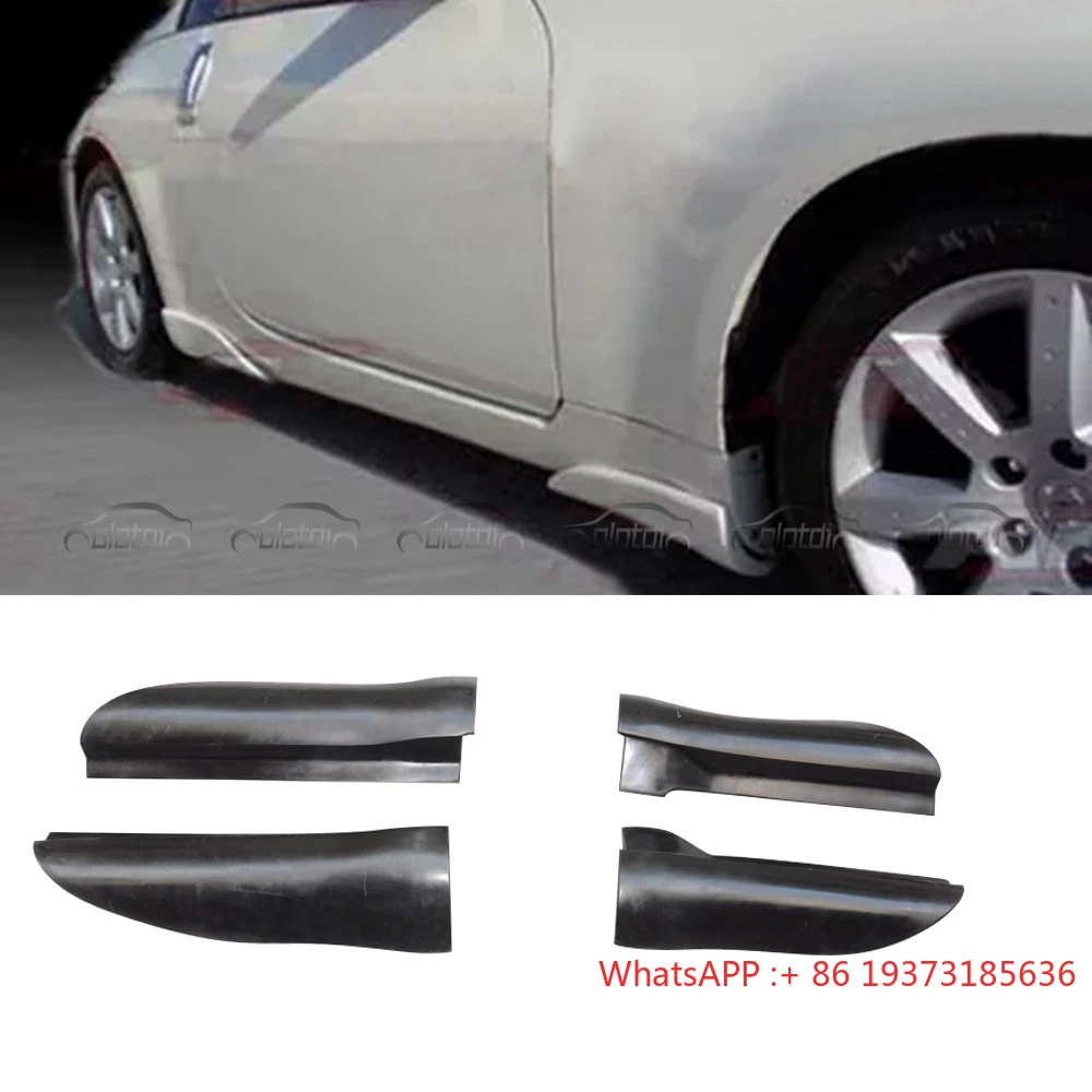 JDM Style PU Nissan Skyline 350Z Fair Lady Z33 2005+ Car Bumper Side Skirts Extension Lips Exterior Accessories