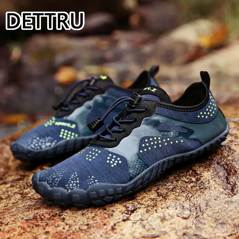 DETTRU Summer Water Shoes Men Beach Sandals  Minimalist Upstream Aqua Man Quick Dry River Sea Barefoot Diving Swimming Socks 46