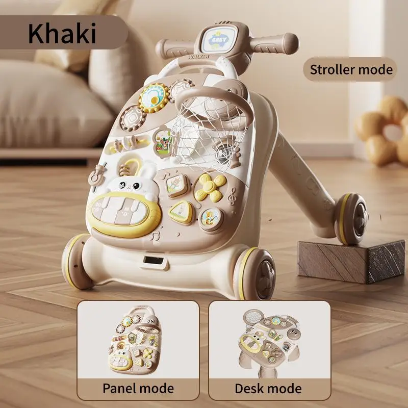 لعبة مشاية أطفال متعددة الوظائف - مناسبة للرضع من عمر 0 إلى 2 سنة. عربة المشي للتعليم المبكر للأطفال