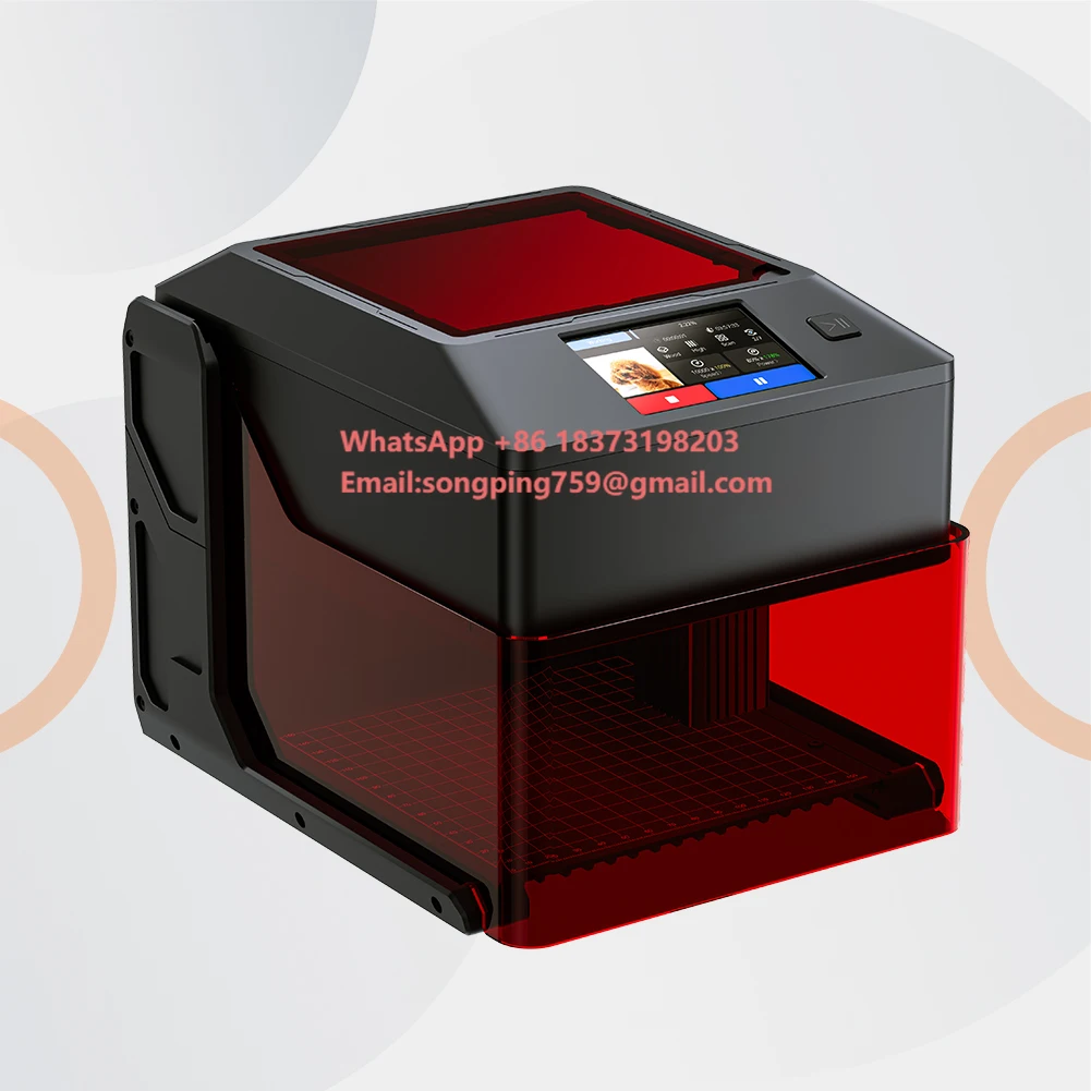 

UMW Advanced Fiber La ser Engraver, Portable La ser Engraving Machine for Gold Jewelry with Personalization