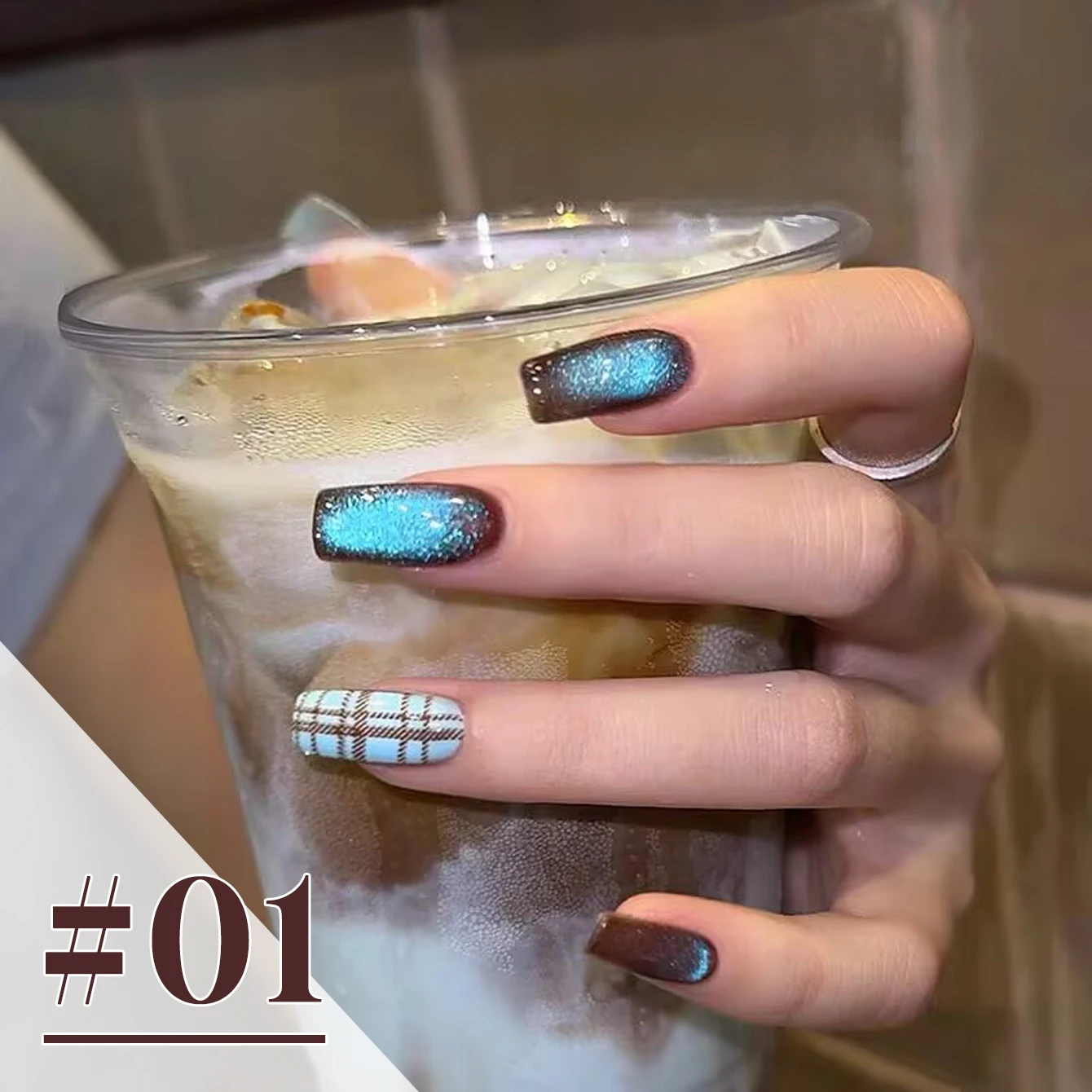 

12ml 4 Colors Blue-Brown Cat Eye Gel Nail Polish Nail Art Manicure Varnis Semi Permanent Soak UV Gel Nail Supplies