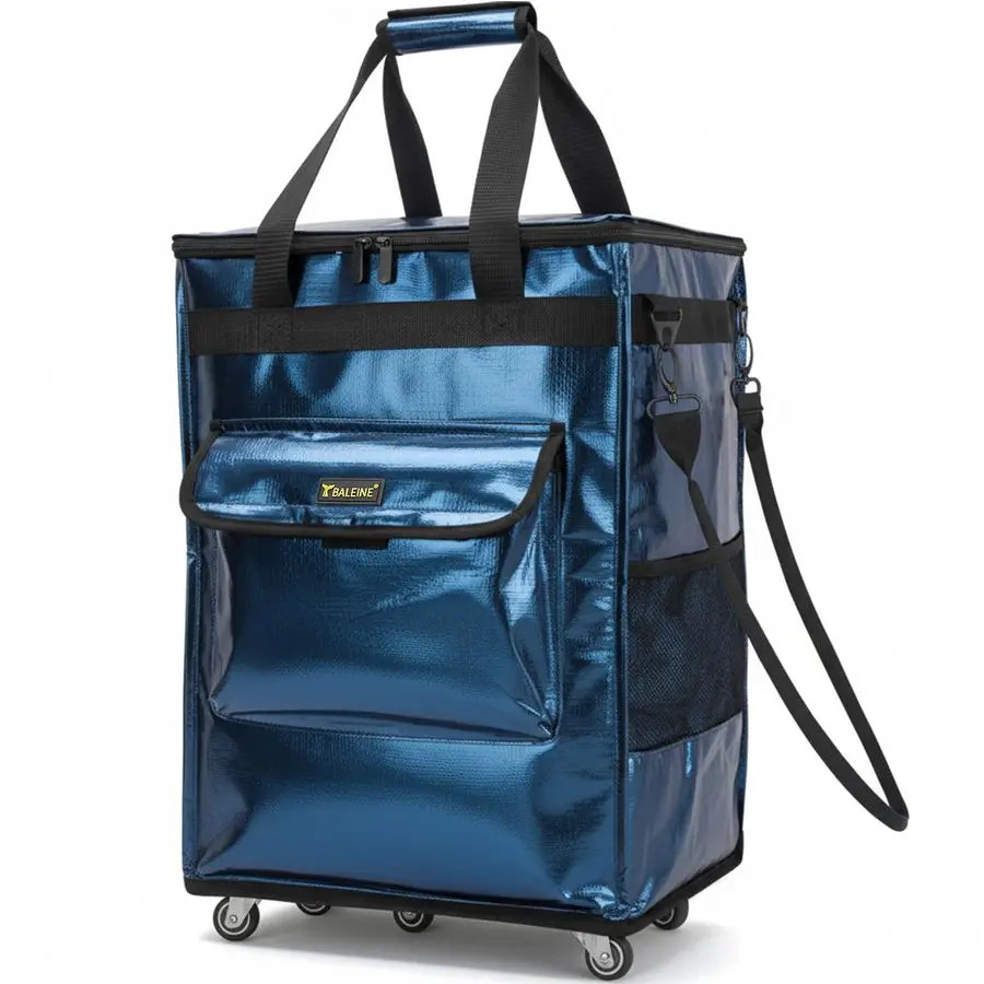 

Reusable Grocery Bags on Wheels, Rolling Tote Bag, Shopping Trolley, Large Backpack Shopping Carts for Groceries