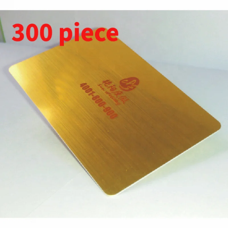 30 0piece. custom. high quality customized printing cr80 PVC silver membership VIP business card