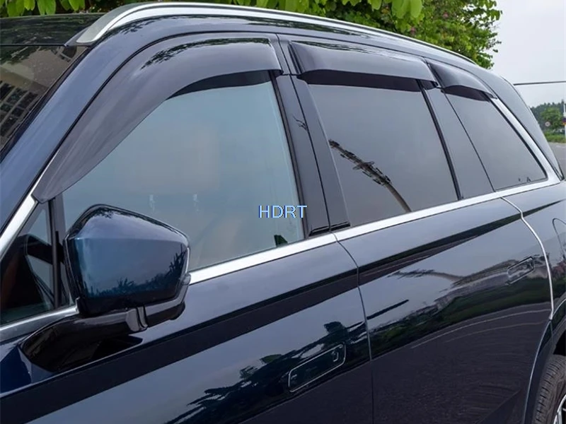 Pasuje do Great Wall GWM Wey 07 2023 + Car Styling Window Visor Markiza Shelter Vent Shade Sun Rain Deflector Osłona przeciwdeszczowa Osłona przeciwdeszczowa — zdjęcie 3
