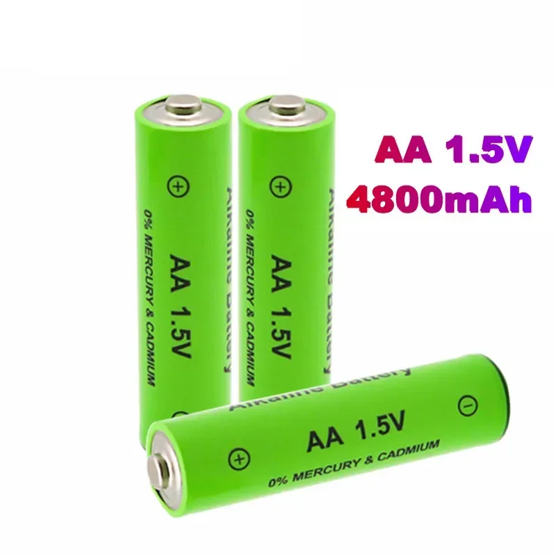 

4-12pcs 1.5V AA battery 4800mAh Rechargeable battery NI-MH 1.5 V AA battery for Clocks mice computers toys so on