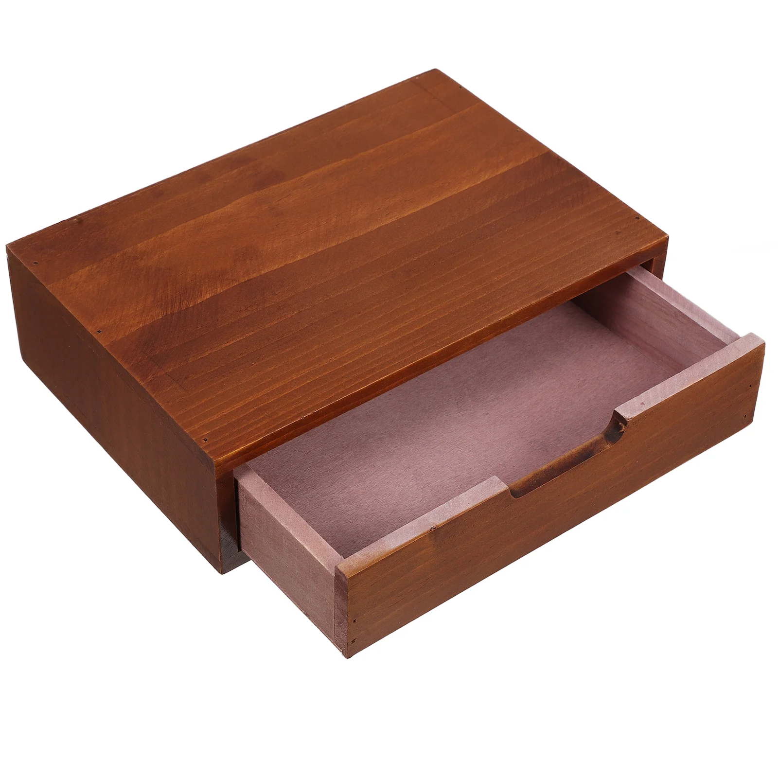 

Drawer Storage Cabinet Countertop Containers Card Organiser Desktop Wooden Case Jewelry Trays