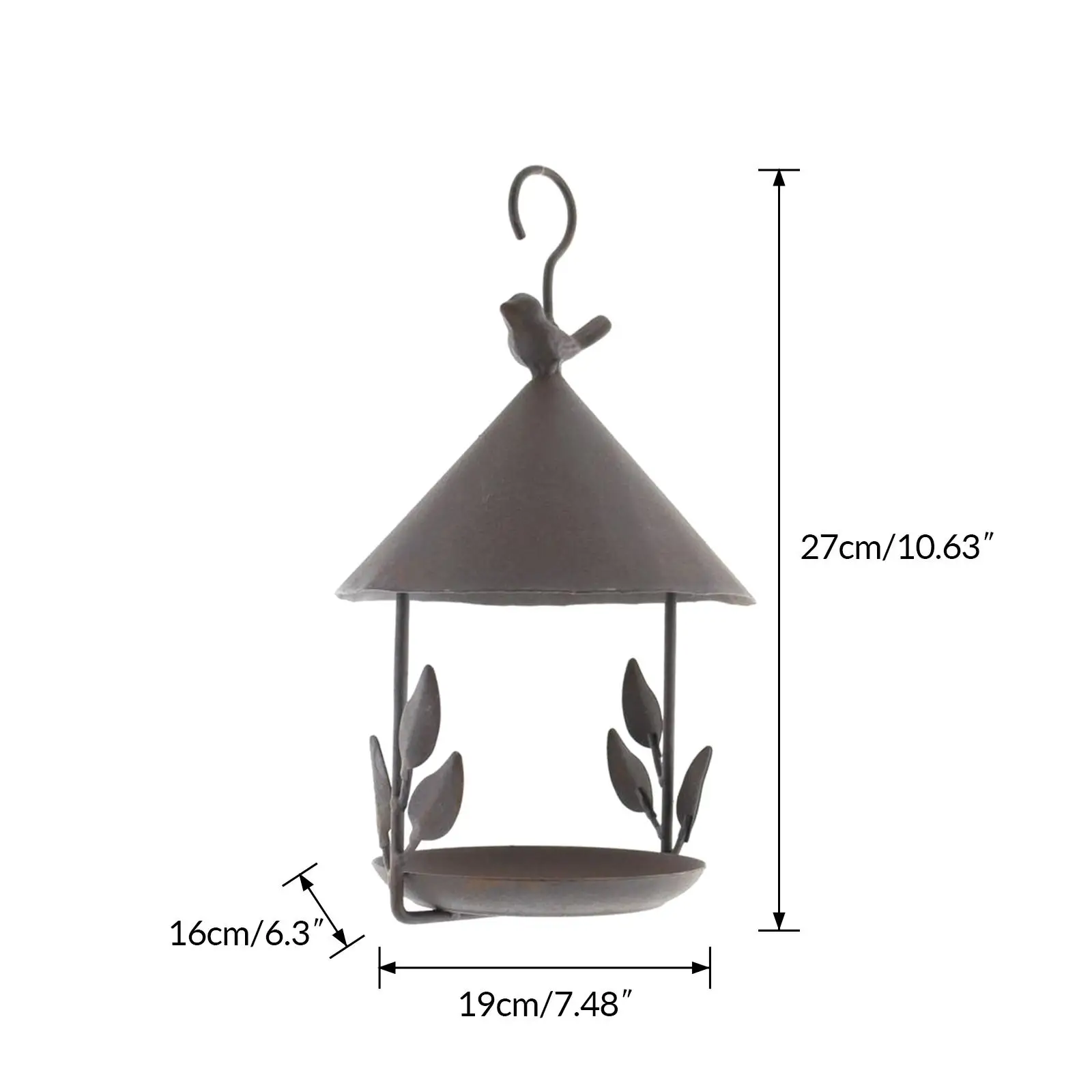 Comedero pájaros exterior con tolva para grasa – Jardín - imagen 4