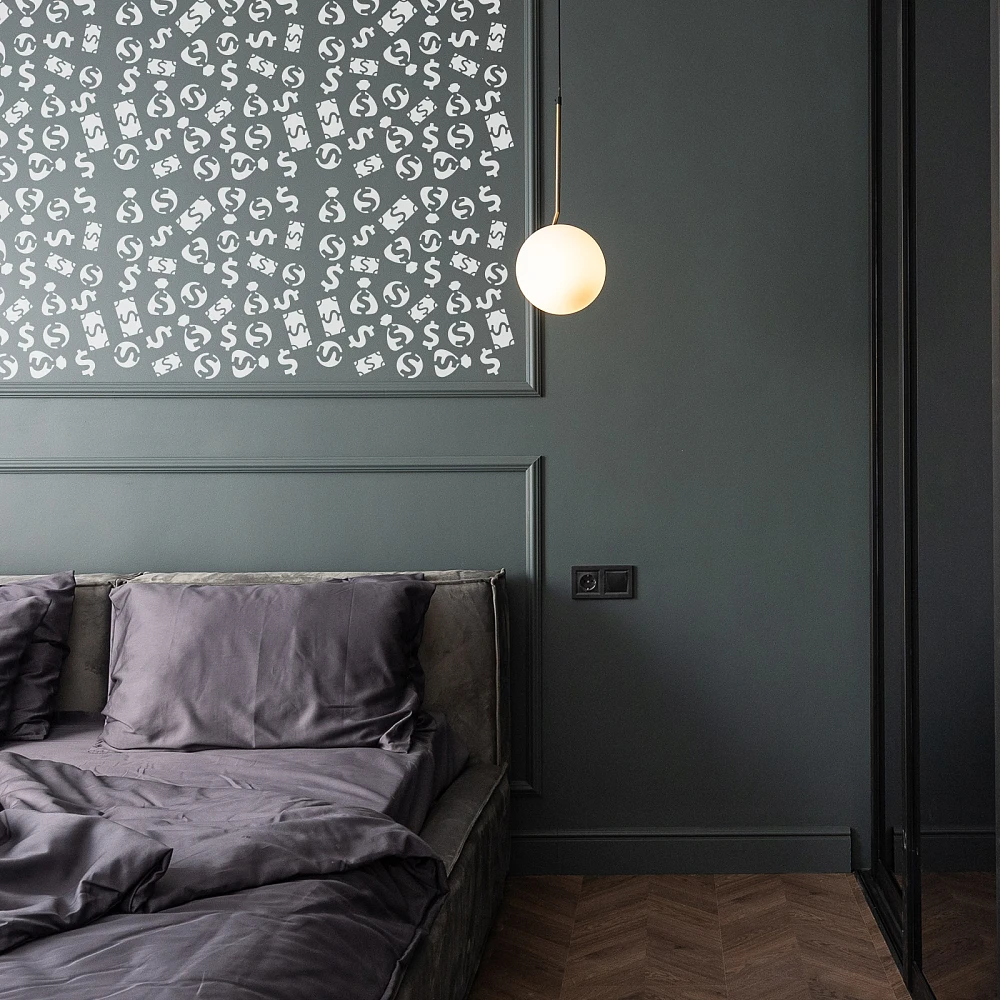 1 قطعة PET الجوف خارج رسم اللوحة الإستنسل لسجل القصاصات ألبوم صور الدولار تسجيل 30x30 سنتيمتر #4