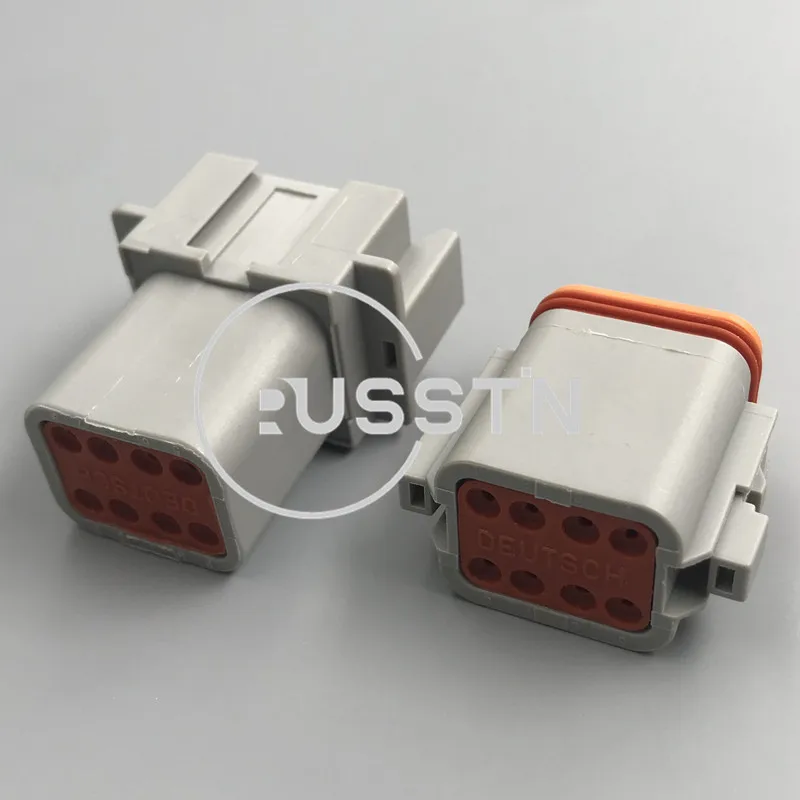 Conector de arnés eléctrico para coche, accesorio de 8 agujeros, serie DT, Deutsch DT06-8S, resistente al agua, 1 Juego