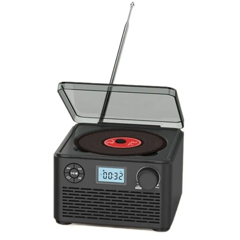 

B04C-Маленький перезаряжаемый CD-плеер с динамиками, Bluetooth, поддержкой USB MP3 и функцией FM-радио