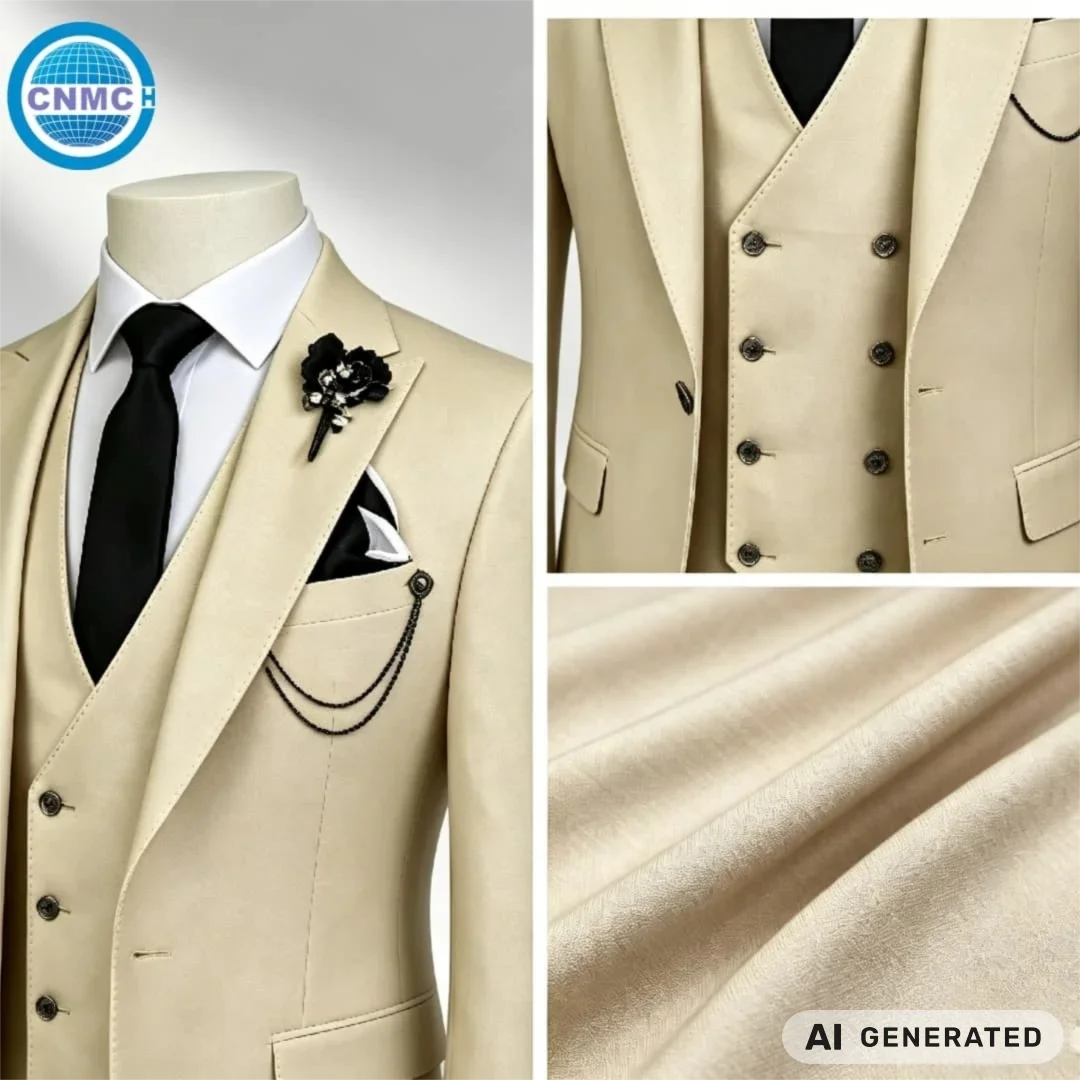 Men's Clothes Suit Jacket Vest Pants Nice Draping Men's Suits And Separates For Wedding Casual Business Daily Party Wear