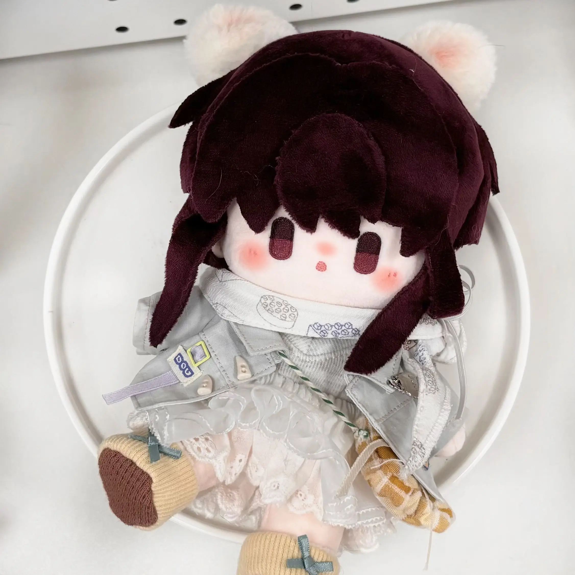 

Аниме Kafka Honkai: Star Rail, плюшевая кукла, мягкое тело, косплей, 20 см, платье, хлопковые игрушки-талисманы, рождественский подарок