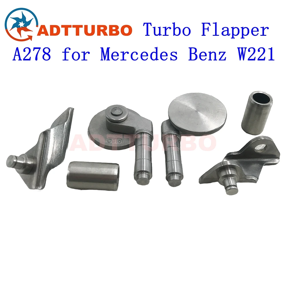 Pair A278 Turbo Wastegate Rattle Flapper 827053 827052 817775 817773 A2780901880 A2780903680 Turbine Parts for Mercedes Benz W2