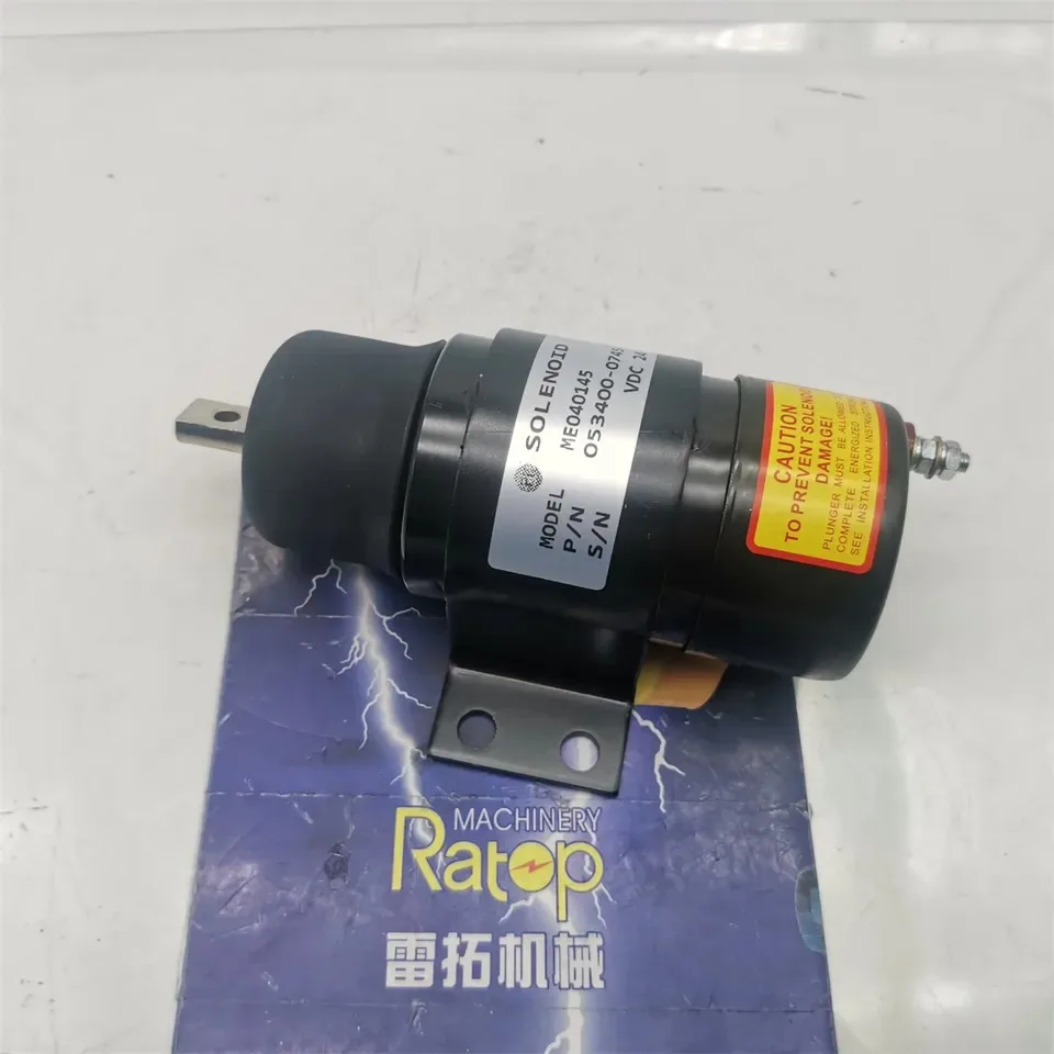 

Excavator Solenoid Valve ME040145/053400-73500/053400-7100/6310/4290/0745 Stop Solenoid HD800 12V