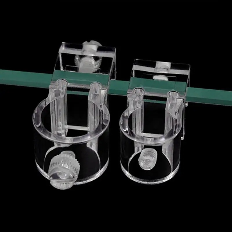 1Pcs Fish Tank Parts Aquarium Fish Tank Fixed Bracket Acrylic Water Pipe Clamp Filter Hose Holder Fish Tank Filter Fixing Clip