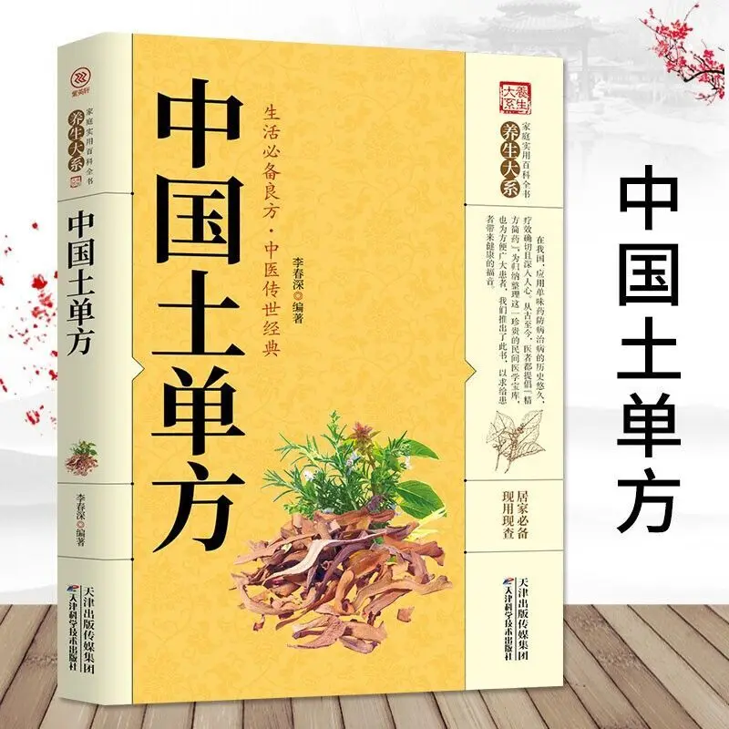 O livro de remédios populares do solo chinês auto-estudo do conhecimento básico da medicina tradicional chinesa