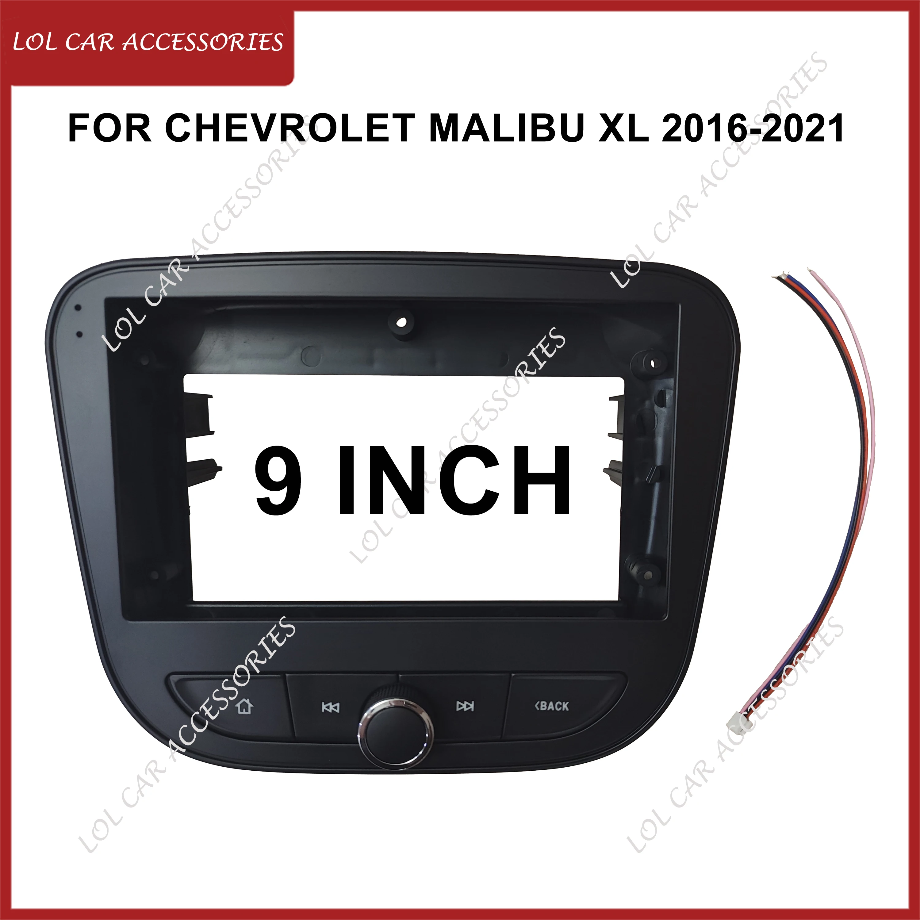 

9 Inch For Chevrolet Malibu XL 2016-2021 Car Radio Android Stereo MP5 Player Panel Casing Frame 2din Head Unit Fascia Dash Cover