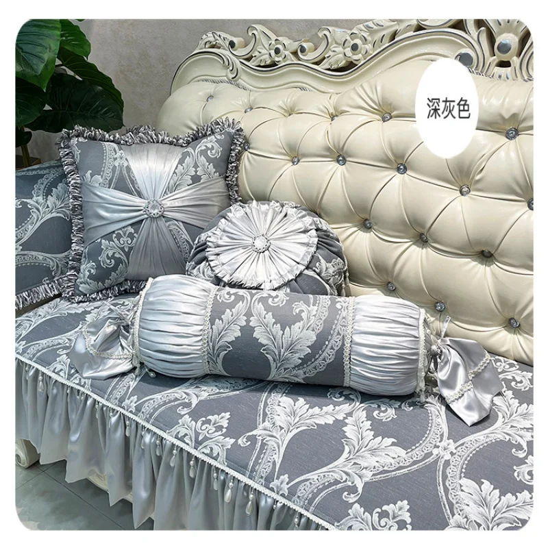 European Round Pillow American Four Seasons Sofa Non Slip Candy Cushion