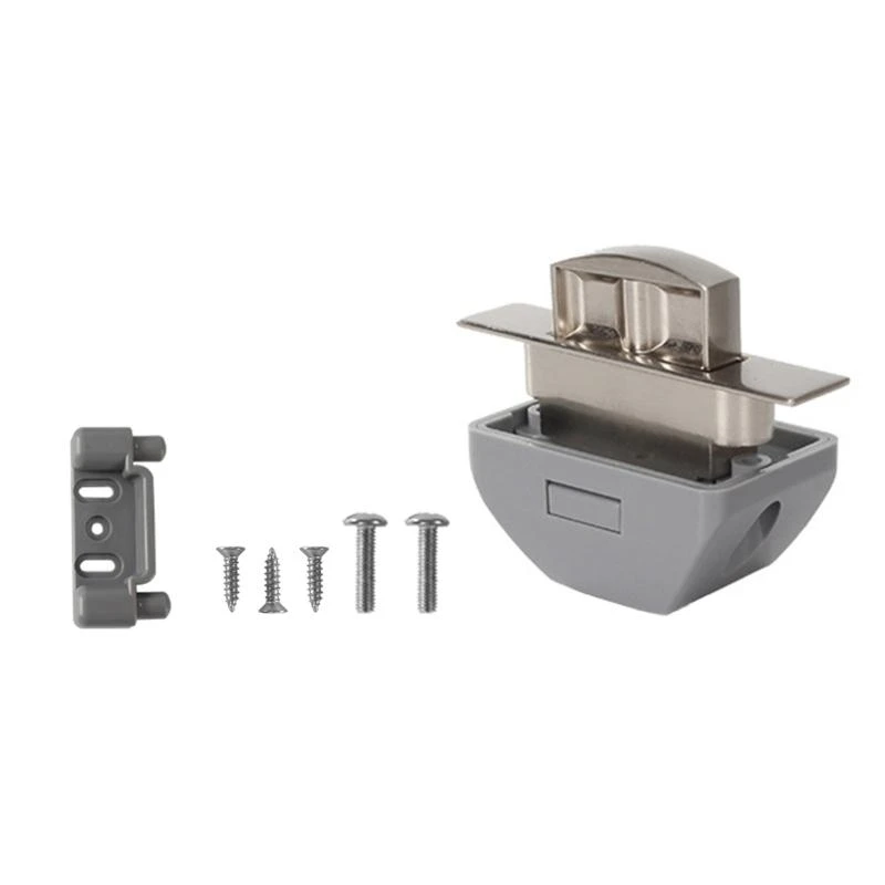 XA6H Push Button Latches Locks RVs Cabinet Door Push Lock Catch Keyless Knob for Campers Motorhome Caravans Boat