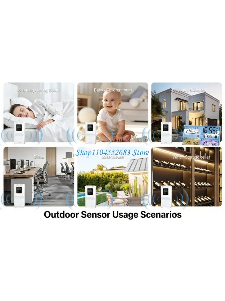 wireless-indoor-outdoor-thermometers-hygrometer-with-weather-forecast-and-moon-phase