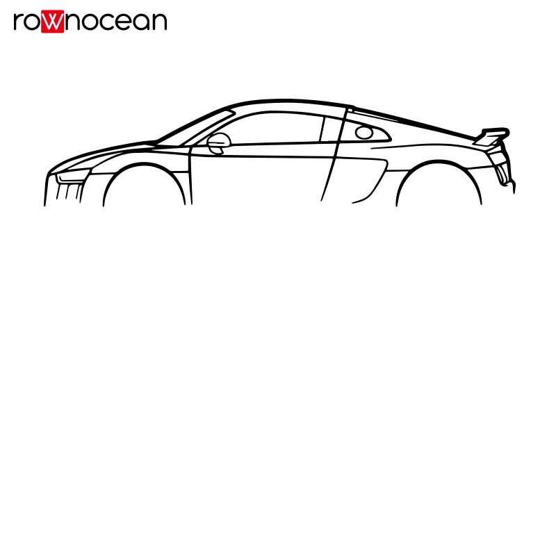 Auto Silhouet Wall Art Sticker Vinyl Home Decor Auto Service Center Garage Auto Beauty Shop Decoratie Stickers Muurschilderingen S648