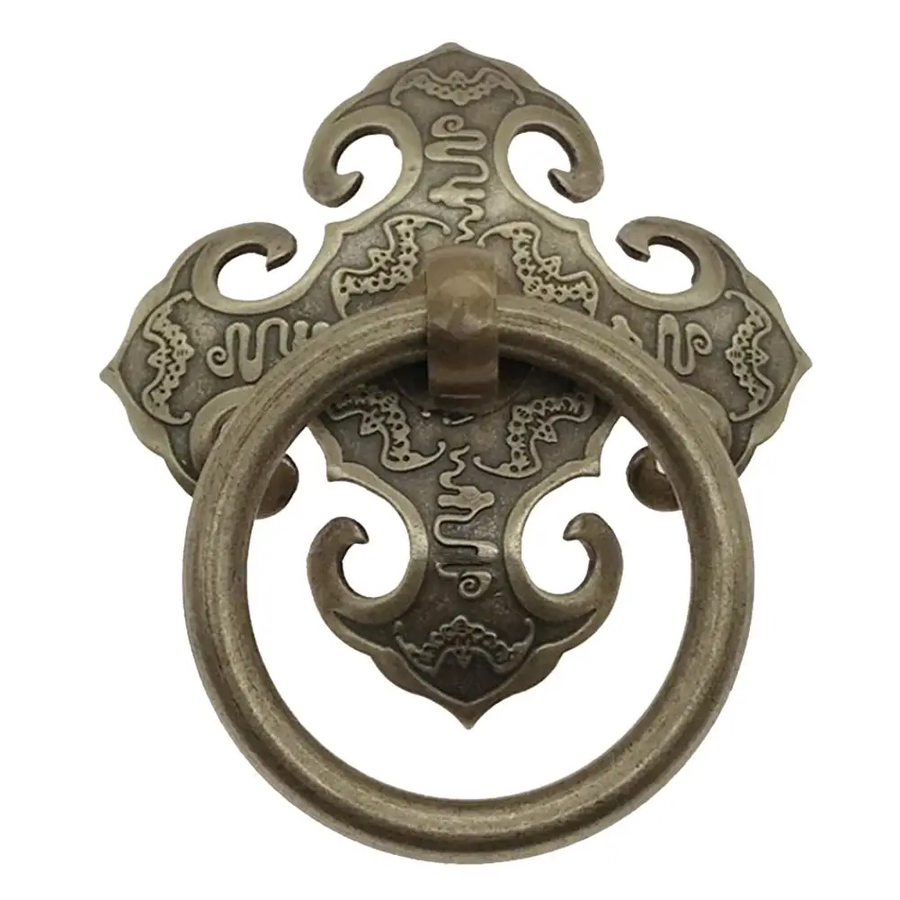 Aesthetic Antique Brass Gate Handle Suitable for Multiple Applications; Elevate Your Home's Curb Appeal Effortlessly Today