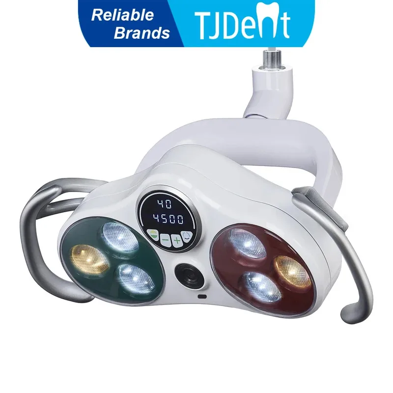TJDent All-in-One Wireless LED Dental Camera Light For Dentist Chair Unit ASA Plastic Body Aluminum Handle Dentistry Equipment