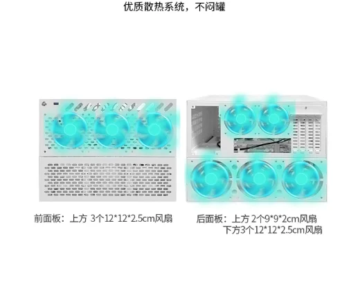 NAS Chassis Network Storage Horizontal Chassis Multi-disk Storage Server Chassis Gigabit Network Port Pice Shell